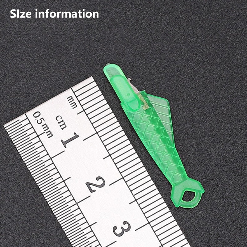 Mini Sewing Machine Needle Threader With Hook Plastic Needle Insertion Tool