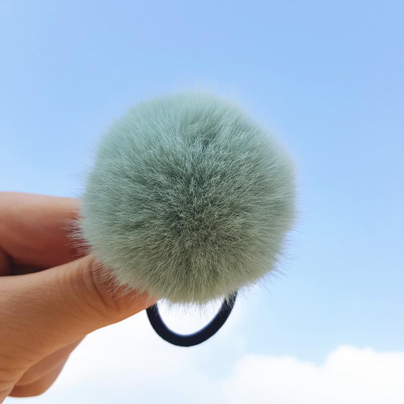11 Styles Women Pompom Hair Ties Girls Elastic Hair Band Rubber Band Hair