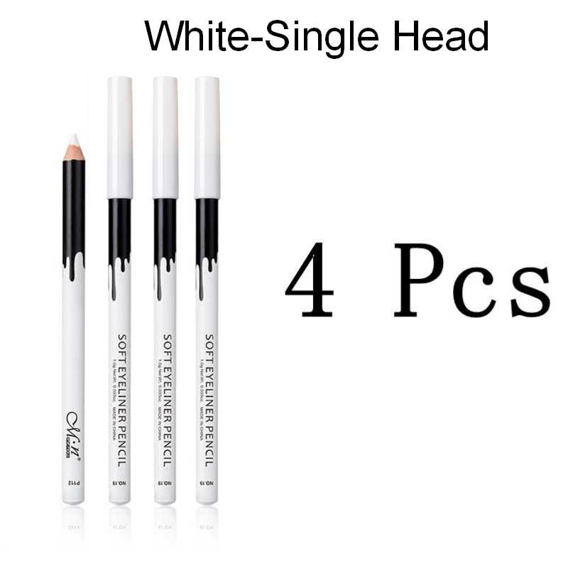 White Black Brown Eyeliner Pencil Makeup Women Long Lasting Waterproof Pigment