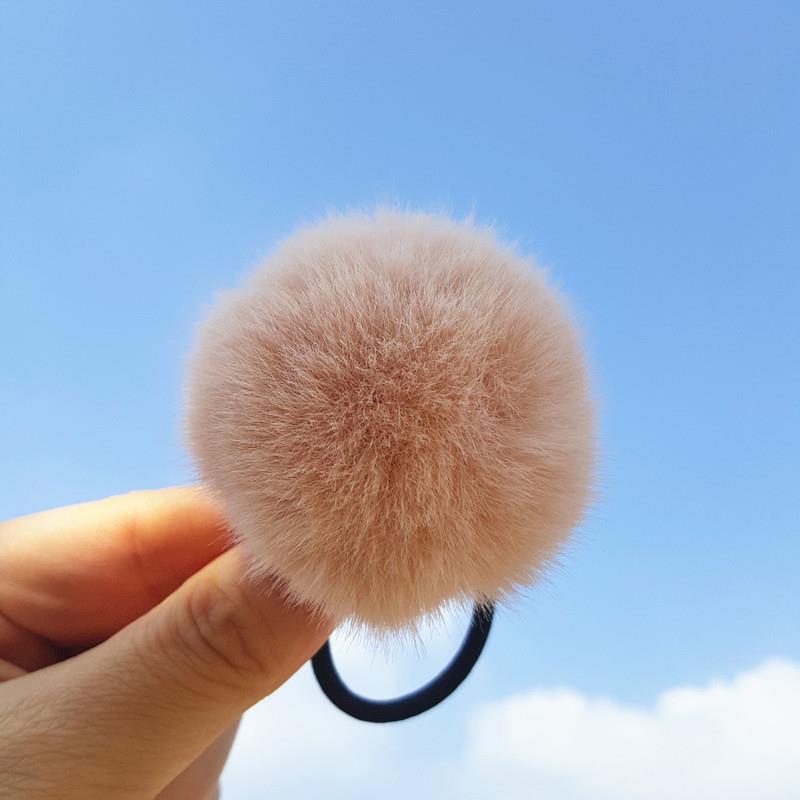 11 Styles Women Pompom Hair Ties Girls Elastic Hair Band Rubber Band Hair
