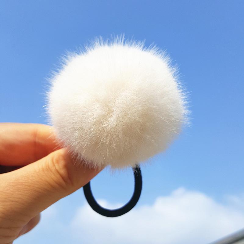 11 Styles Women Pompom Hair Ties Girls Elastic Hair Band Rubber Band Hair