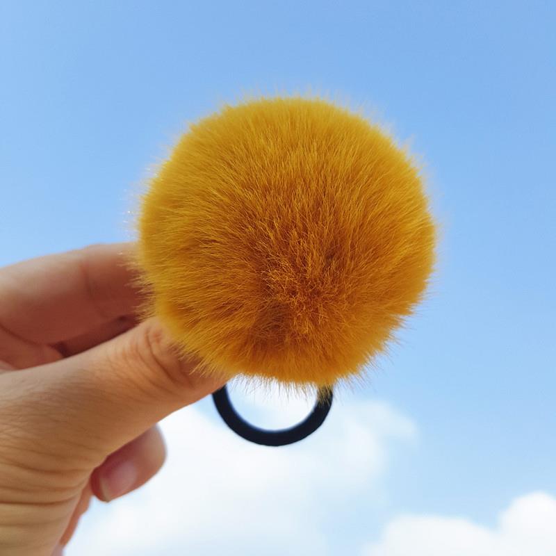 11 Styles Women Pompom Hair Ties Girls Elastic Hair Band Rubber Band Hair