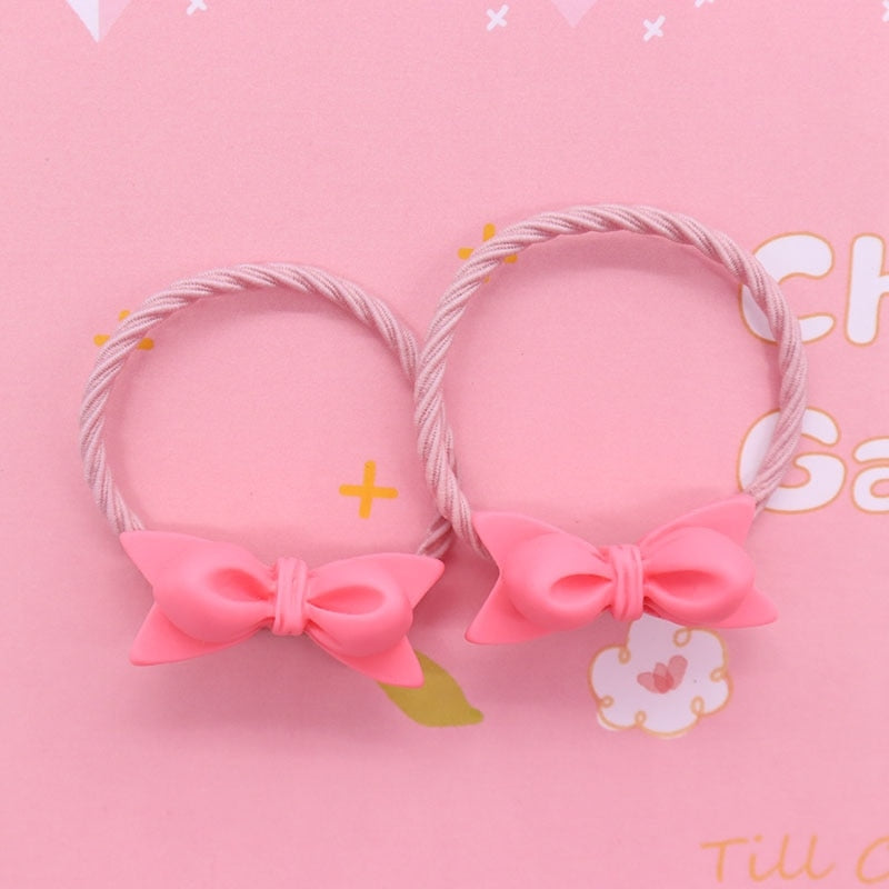 40 Styles 2Pcs/Set Resin Hair Accessories Baby Colorful Candy Shape Nylon