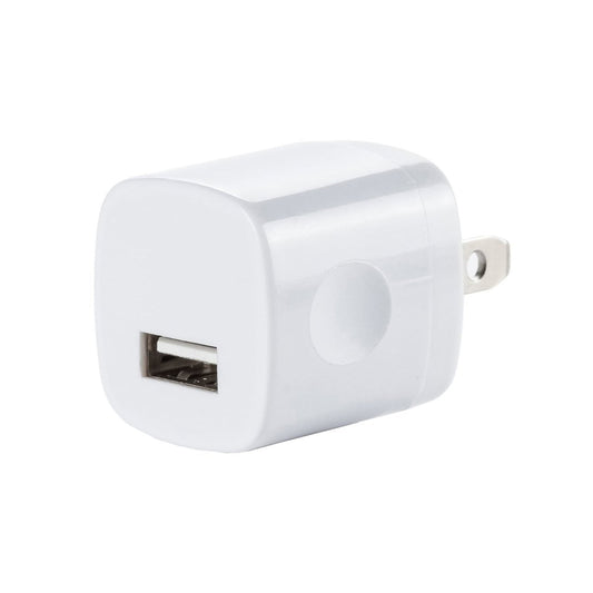 1x USB Wall Charger, Power Adapter, FREEDOMTECH 1Amp USB Port Quick Charger Plug Cube for iPhone 7/6S/6S Plus/6 Plus/6/5S/5, Samsung Galaxy S7/S6/S5 Edge, LG, HTC, Huawei, Moto, Kindle and More