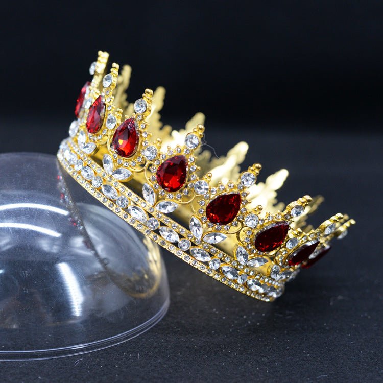 Bride Wedding Atmosphere Round Crown Tiara