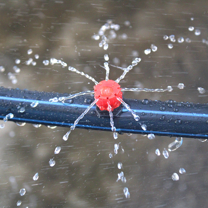 Little Red Riding Hood Dripper With Adjustable Flow Size And Detachable Sprinkler