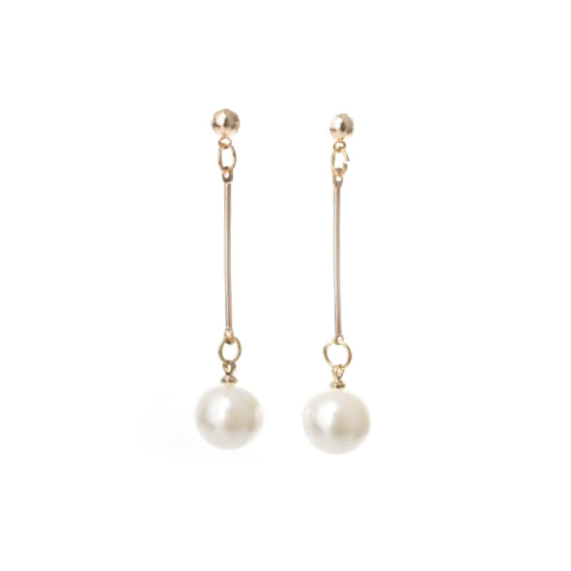 Imitation Pearl Pendant Dangle Fashion Drop Earrings Women Girls Ear Studs