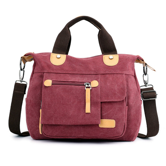 Retro Fashion Canvas Casual Female Bag Canvas