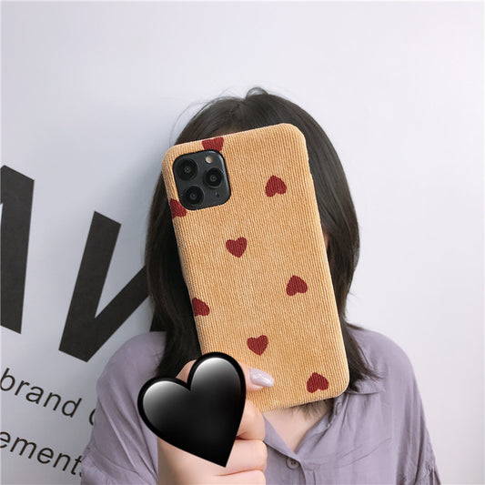 Corduroy wave dot phone case