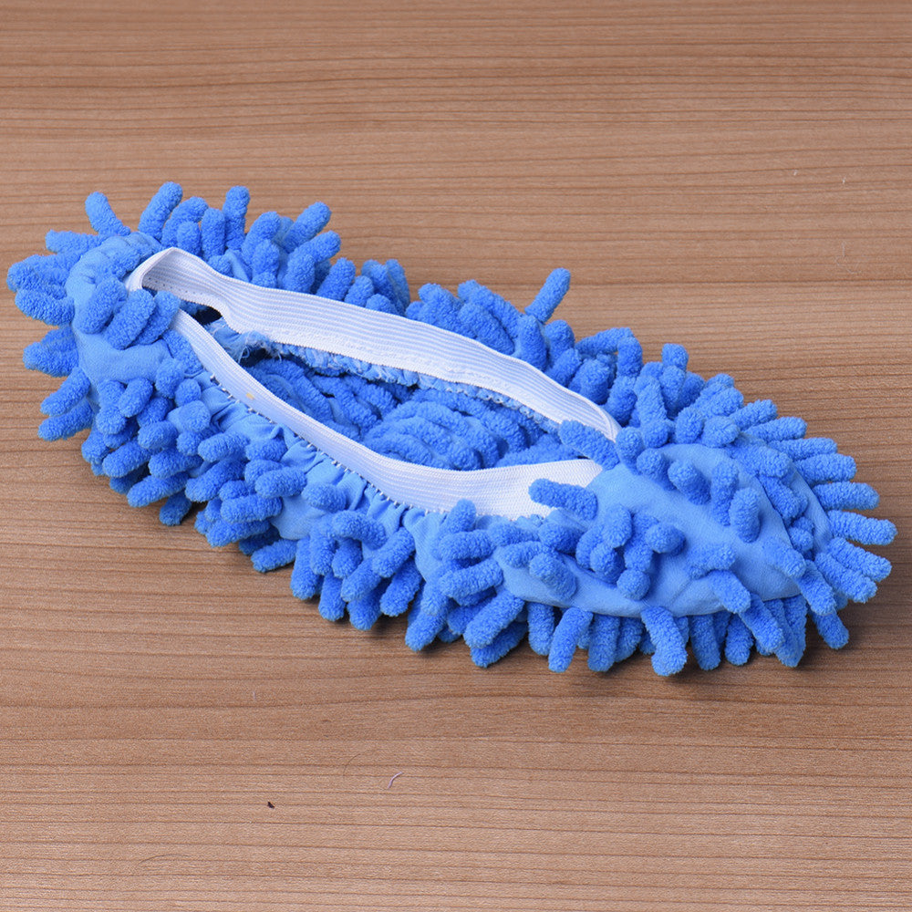 2pcs Set Multifunctional Chenille Micro Fiber Slipper Shoe Covers Clean Slippers Lazy Drag Shoe Mop Caps Household CleanTools