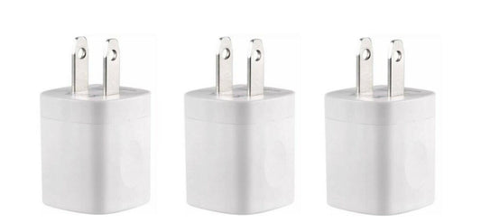3x 1A USB Wall Charger Plug AC Home Power Adapter for iPhone Samsung Android WT