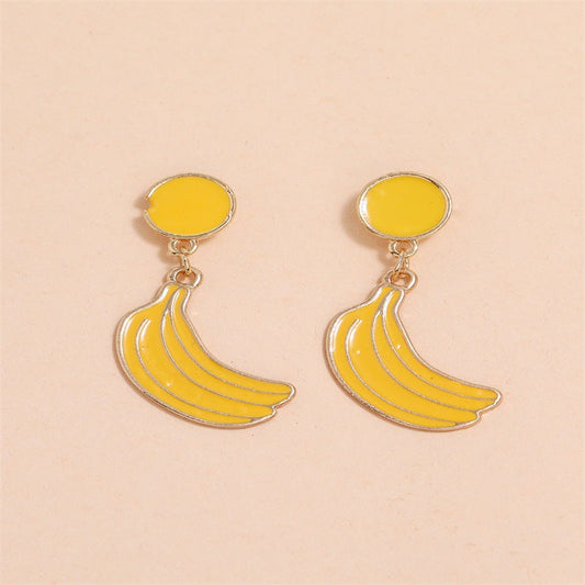 Bananas Pendant Dangle Earring Exquisite Fashion Drop Earrings For Women