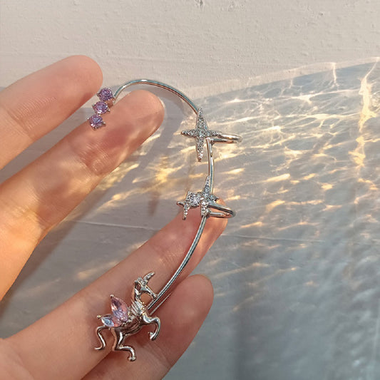 Womens Unique Trendy Dainty Small Earrings Hanging For Women Teen Girls Kids Fashion Non Pierced Ears Jewelry