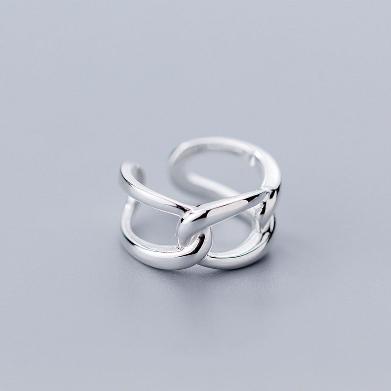 Creative Alloy Cross Personality Ring