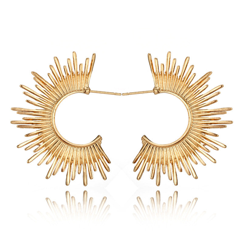 Sunbeam Studs Dangle Earring Exquisite Fashion Drop Earrings For Women