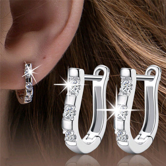 Casual Simple Hoop Earrings Women Girls Gifts Jewelry Accessories