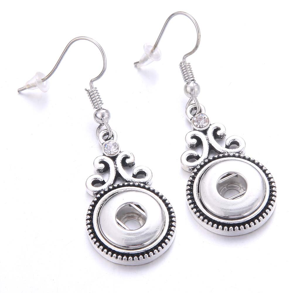 Creative Design Button Dangle Earrings for Fashion Stylish Jewelry Drop Earrings