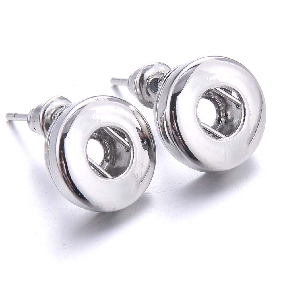 Minimalistic Snap Button Stud Earrings for Fashion Stylish Jewelry Drop Earrings