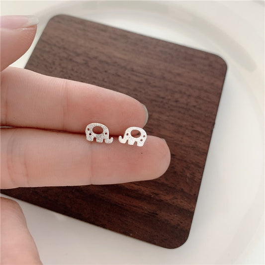 Elephant Stainless Steel Mini Stud Earring Ear Piercing Modern Jewelry