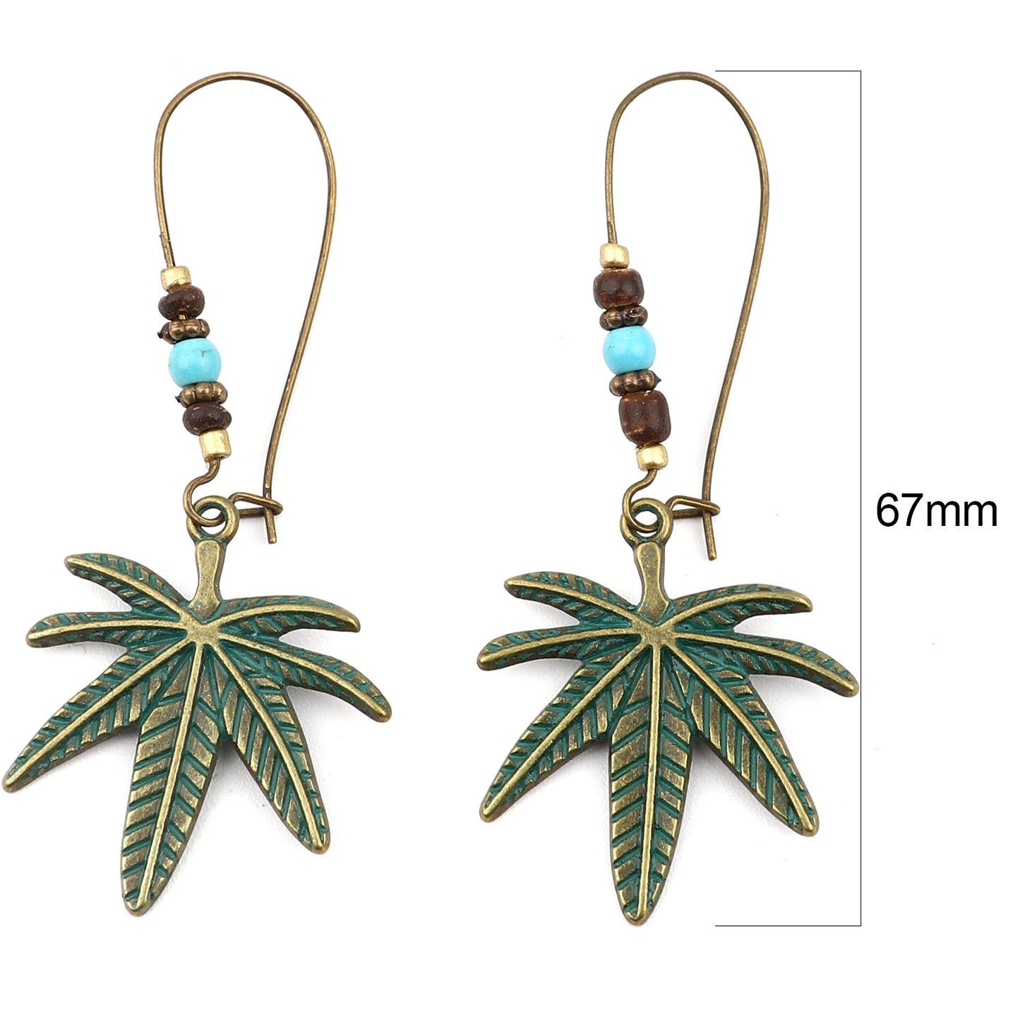 11 Styles Antique Copper Bronze Lady Cute Dangle Earrings for Women Jewelry