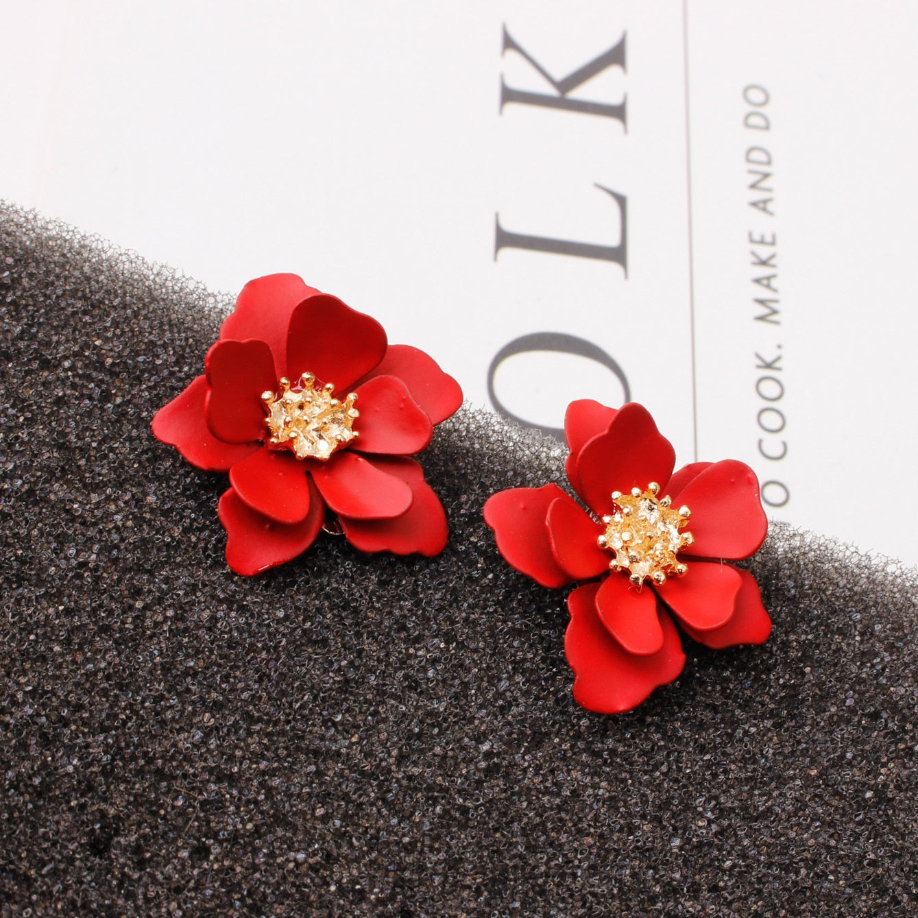 6 Colors Small Flower Stud Earrings Women Gifts Earring Cute Girls Eardrop
