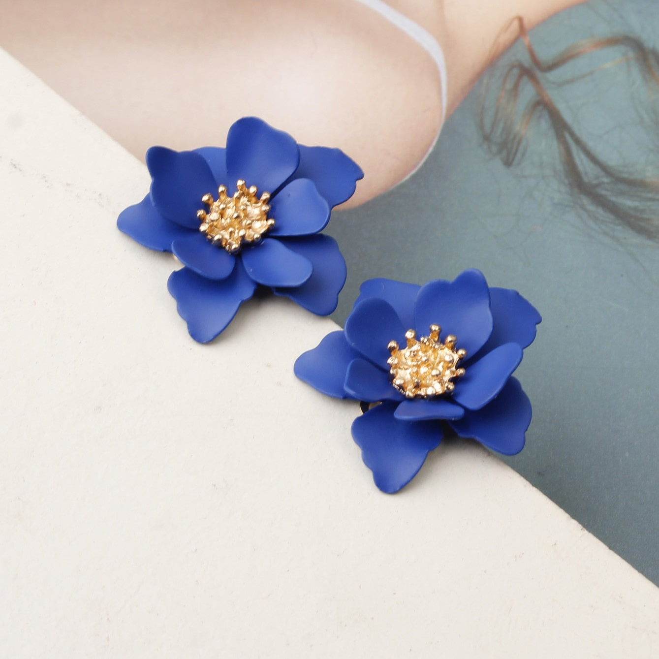 6 Colors Small Flower Stud Earrings Women Gifts Earring Cute Girls Eardrop