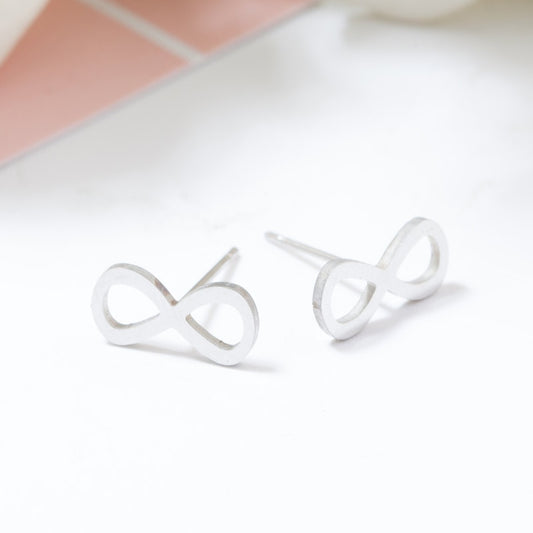 Endless Sign Stud Earring Wedding Party Birthday Gift Jewelry Cute Earrings