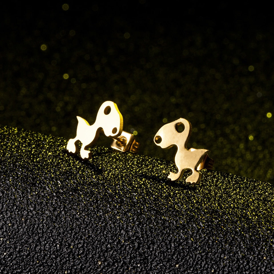 Mini Dinosaur Stud Earring Stylish Women Girl Gift Jewelry Cute Earrings