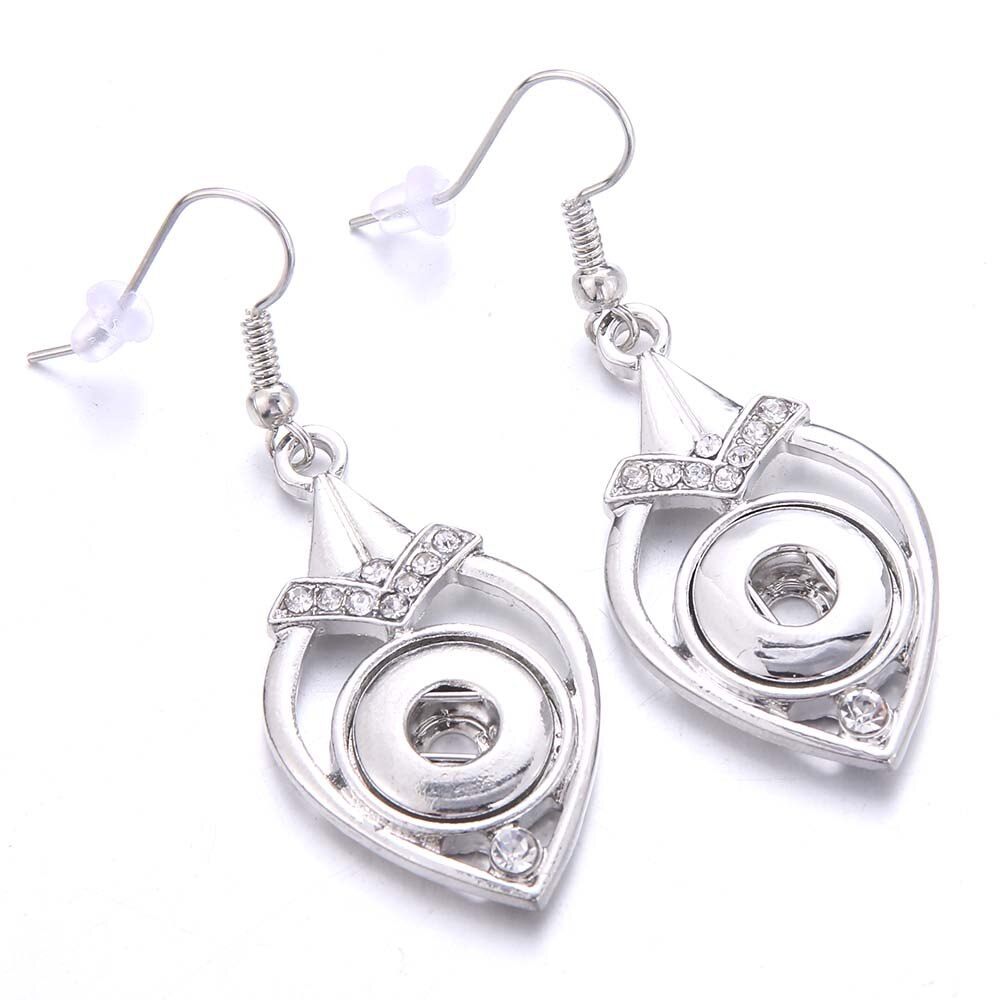 Retro Style Button Dangle Earrings for Fashion Stylish Jewelry Drop Earrings