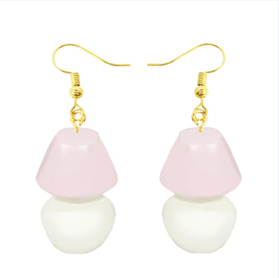 Retro Night Lamp Drop Earrings Cartoon Art Women Party Jewelry Ear Fashion