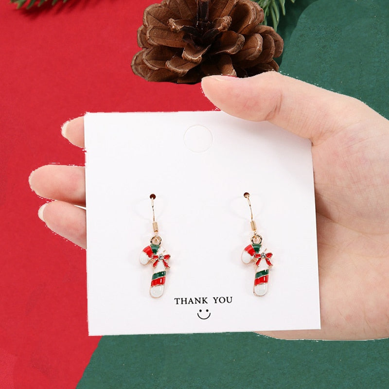 Christmas Decoration Design Drop Earrings Women Gifts Earring Cute Girls Eardrop