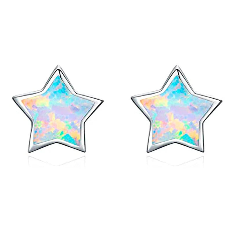 Colorful Cartoon Star Fashion Stud Earrings Women Girl Earrings Jewelry Female