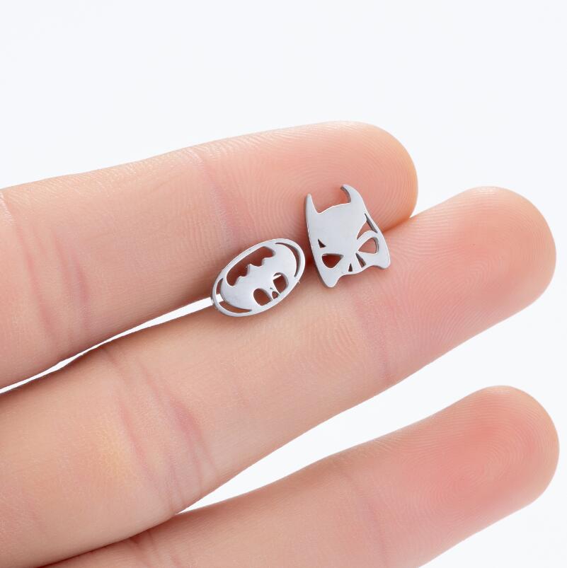 Logo Design Stainless Steel Earrings Women Jewelry Small Studs Gifts Earring