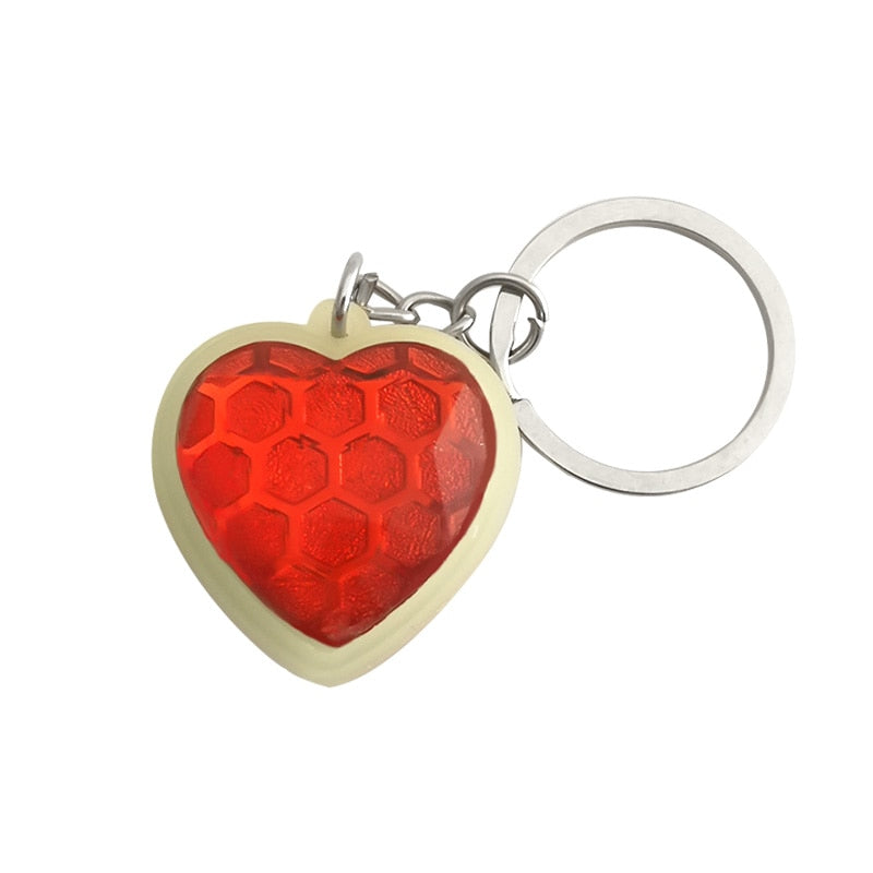 Red Heart Pendant Keychain Gift Cute Charms Keyring Souvenir Handbag Accessories