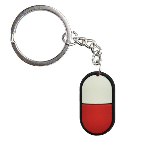 Pill Keyring Gift for Nurse Doctor Medical Personnel Cute Cartoon Style