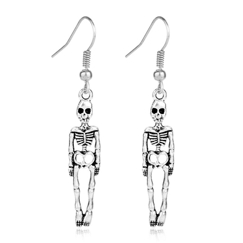 Animal Bat Insects Spider Figure Pendant Dangle Earrings for Girls Women