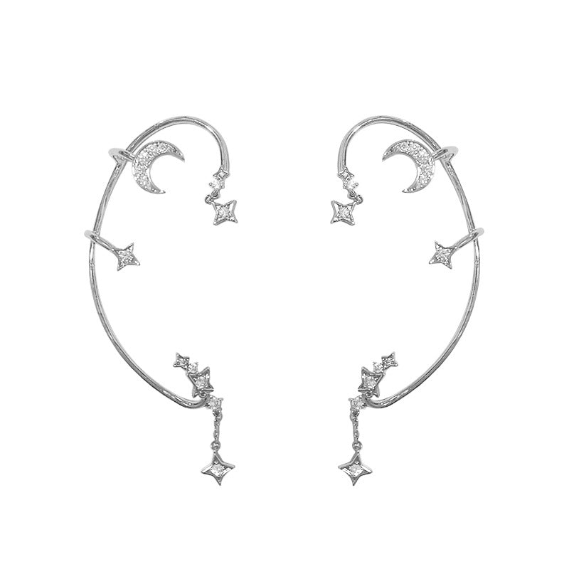 Womens Unique Trendy Dainty Small Earrings Hanging For Women Teen Girls Kids Fashion Non Pierced Ears Jewelry