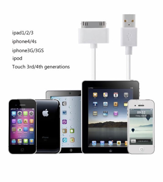 Lot 6Ft USB Charger Cable Cord Compatible to charge iPhone 4 4S iPod 4th Ipad_2
