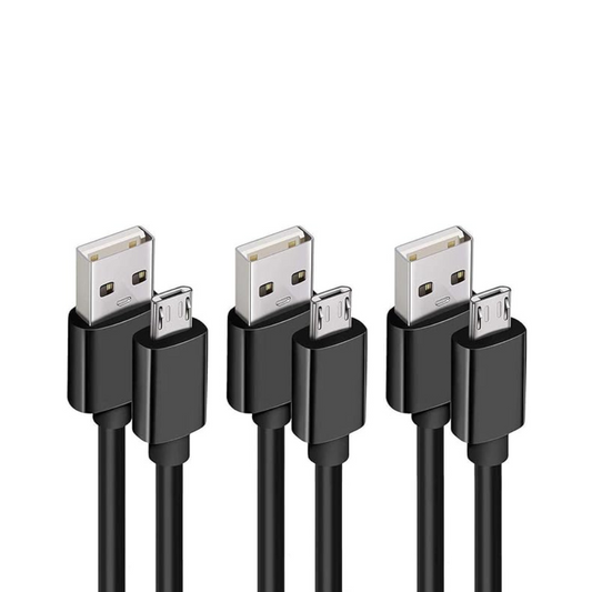 3x Micro USB Cable 3FT, 3 Pack Android Micro USB Cable Standard USB A to Micro USB Charger Cord 3FT Android Charging Cable for Samsung Galaxy S7 J7 HTC LG Kindle