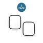 2PCS Qixxronics Case for Apple Watch Series 6 5 4 [40mm], Built-in Tempered Glass Screen Protector