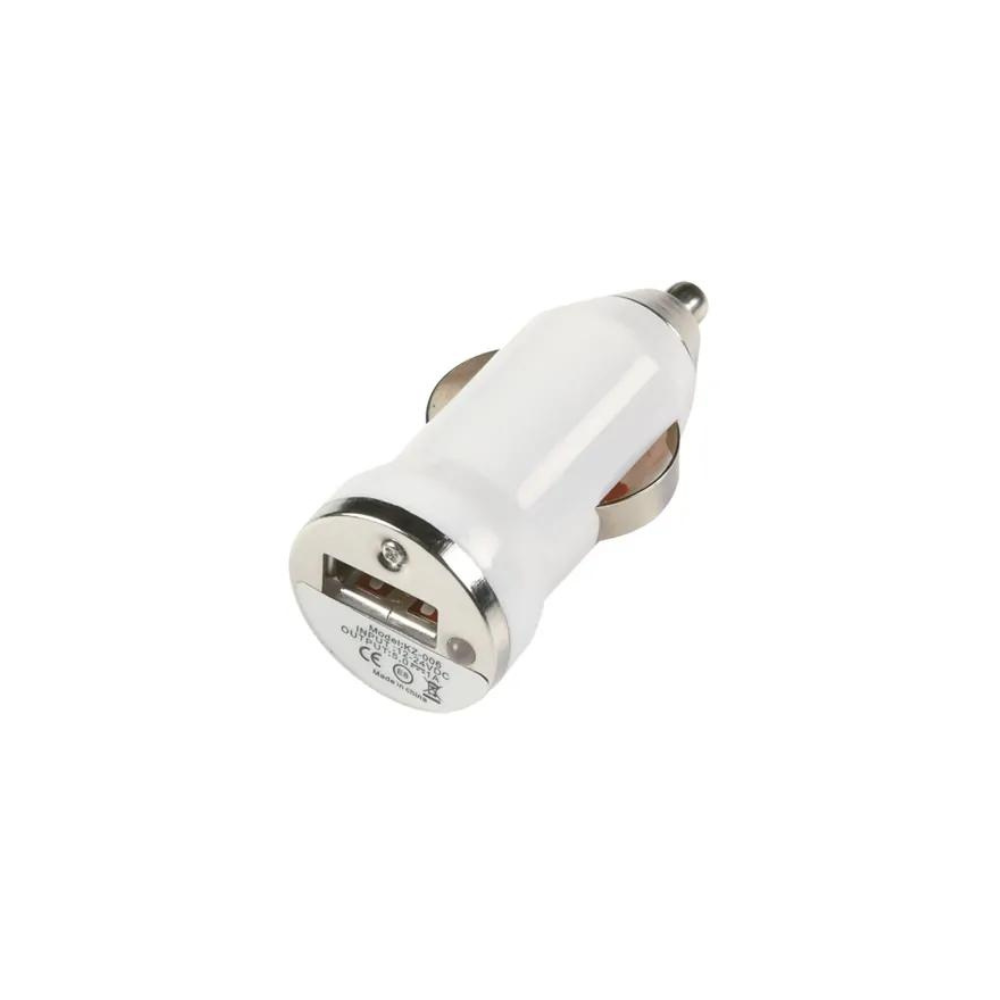 Cigarette Lighter USB Car Adapter White DC Power Charger Adapter for iPhone Charging Cigarette Lighter Socket Adapter USB Car Charger Adapter