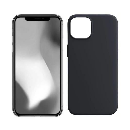 Qixxronics Black Silicone Phone Case Compatible with iPhone 11 Pro Drop Protection Shockproof