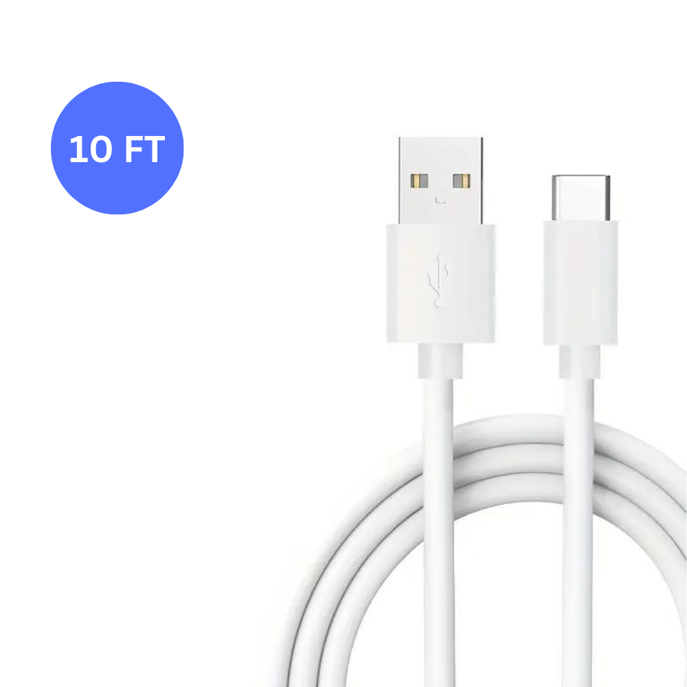 10FT USB-C Type C Fast Charging Cable Data Charger Samsung S10 S8