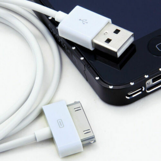 3x 6ft 30pin USB Sync Data Charging Cable fits iPhone 4 4S iPod Touch 4th Gen