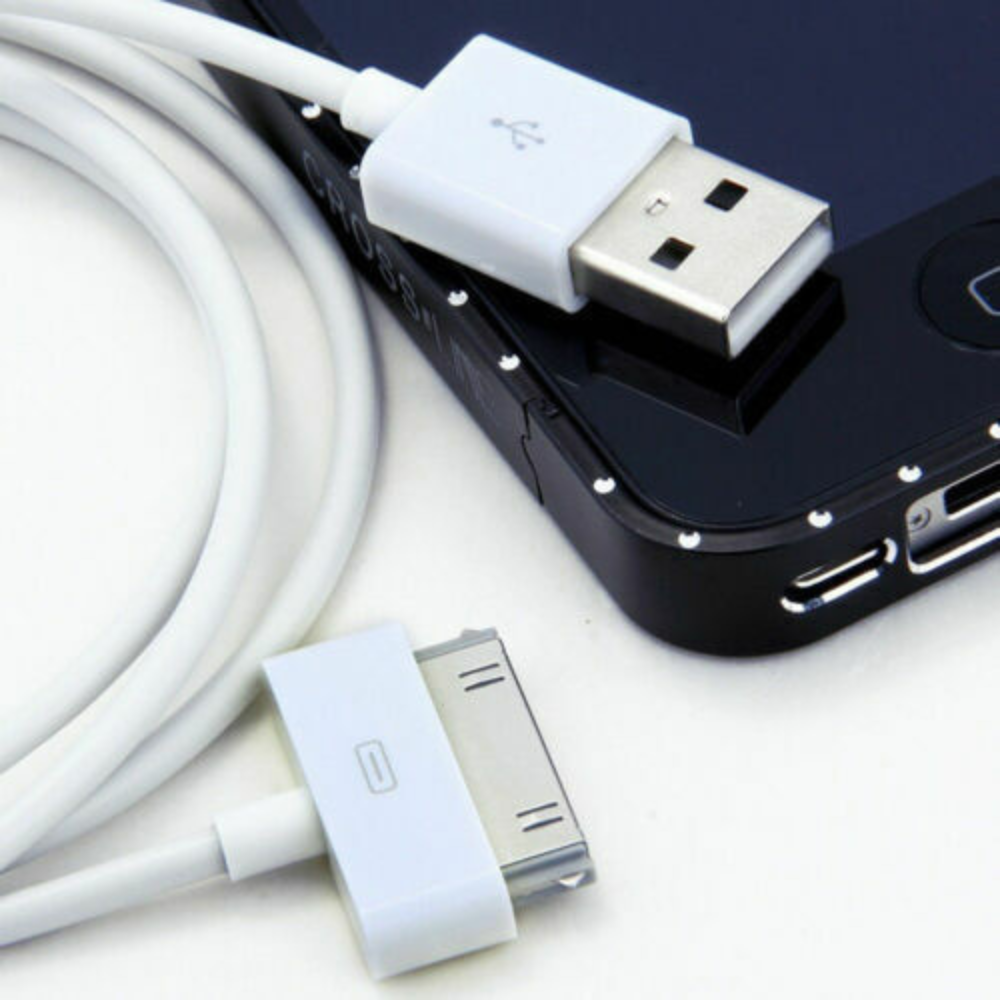 6FT 30 Pin Cable for iPhone 4s, USB Charging and Cable Sync Dock Connector Data Cable for iPhone 4/ 4s, iPhone 3G/3Gs, iPad 3/2/ 1,iPod Classic iPod Touch iPod Nano iPhone 4 USB 30 Pin Charger Cable