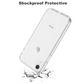 Qixxronics for iPhone XR Phone Case Clear Shockproof Cover Protective Cellphone Case