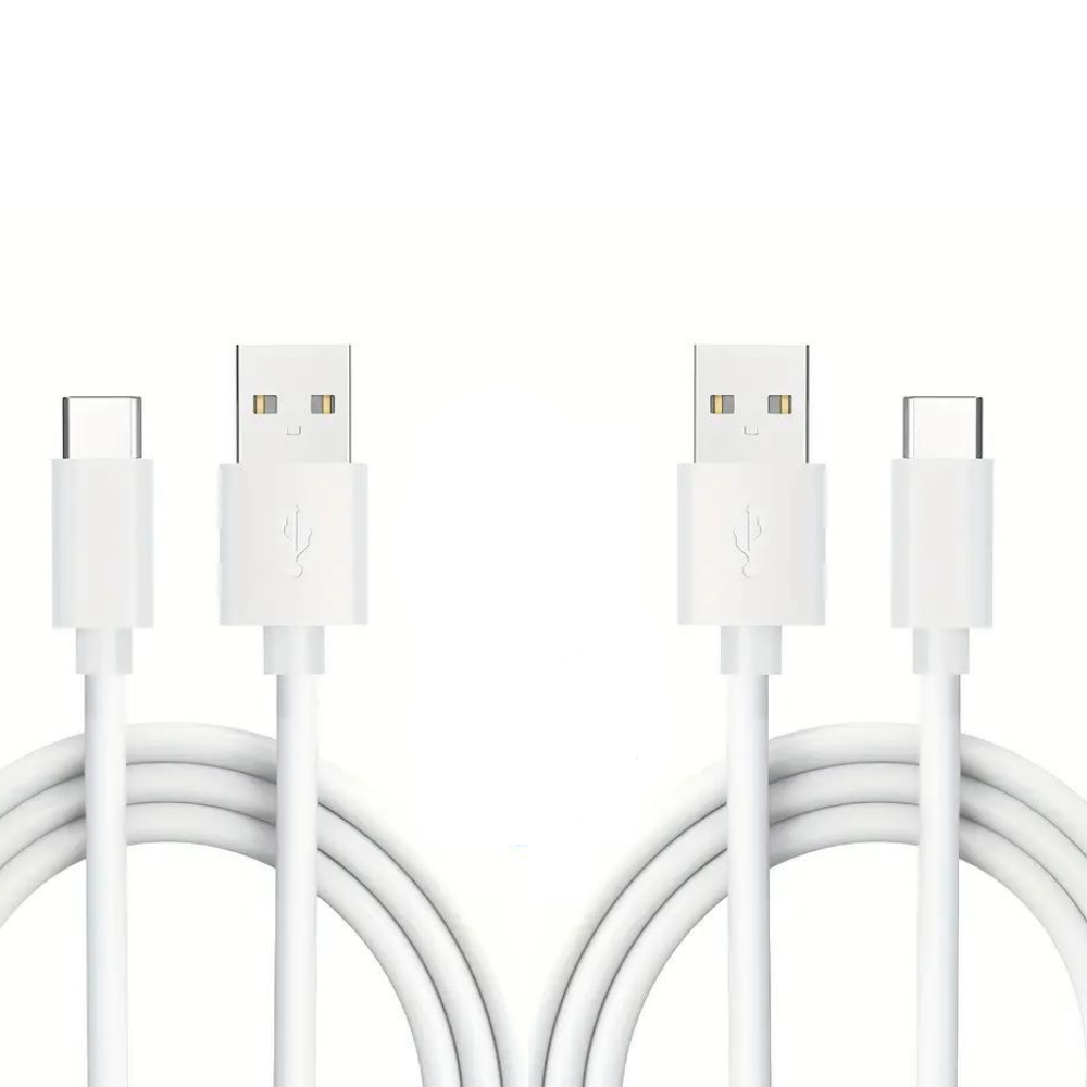 2Pack 10FT USB-C Cable Charging Cord, 10ft USB A to Type C Charge Cord  2-Pack Compatible with Samsung Galaxy S21 S20 S10 S9 S8 Note 20 10, iPhone 15/15 Pro Max, PS5, USB C Charger(White)