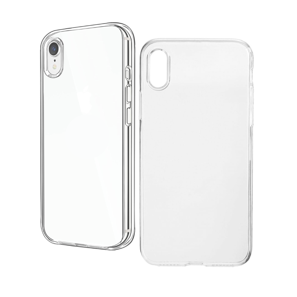 Qixxronics Transparent Case for iPhone XR Shockproof Clear Phone Case