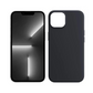 Qixxronics for iPhone 13 Silicone Case Black Shockproof Slim Design Phone Case Cover