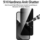 [3-Pack] Qixxronics Privacy Screen Protector for iPhone 13/13 Pro  Anti Spy Tempered Glass Film